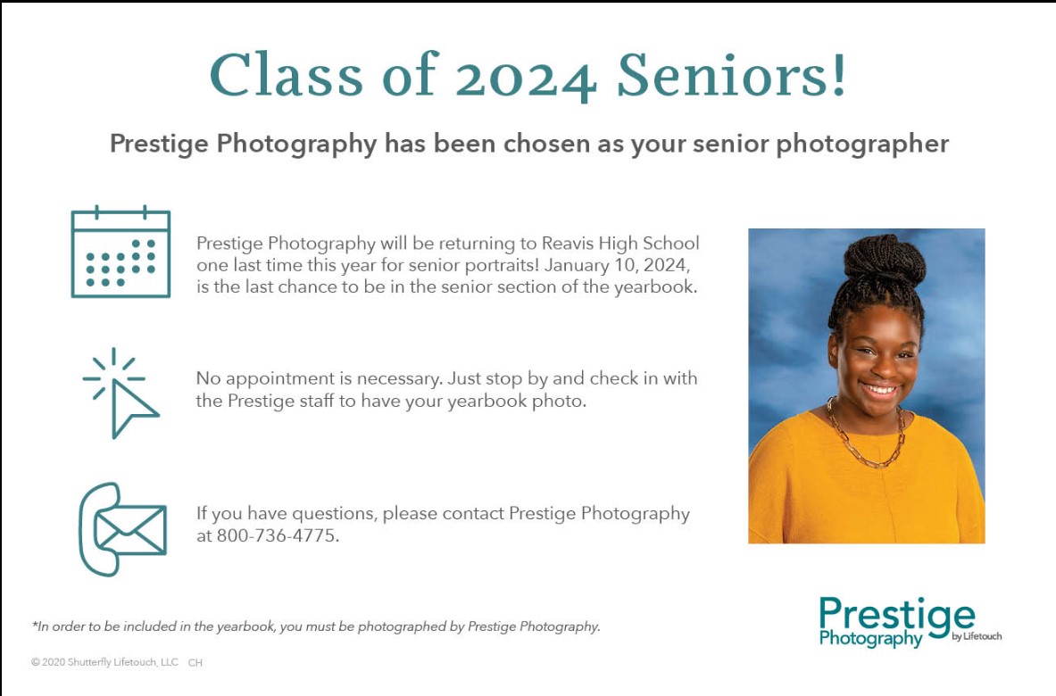 Last Call for Senior Photos