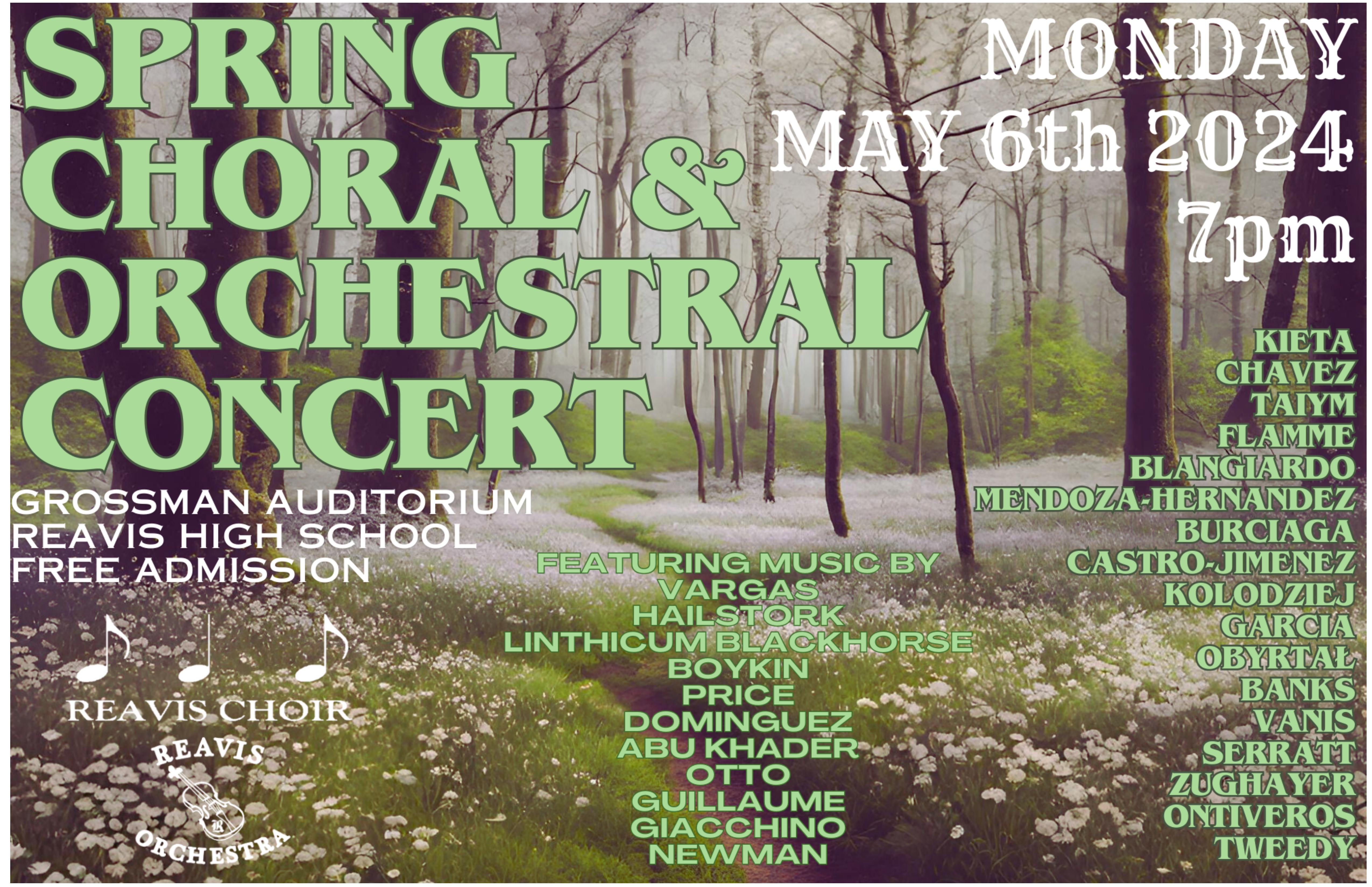 Spring Choral & Orchestral Concert